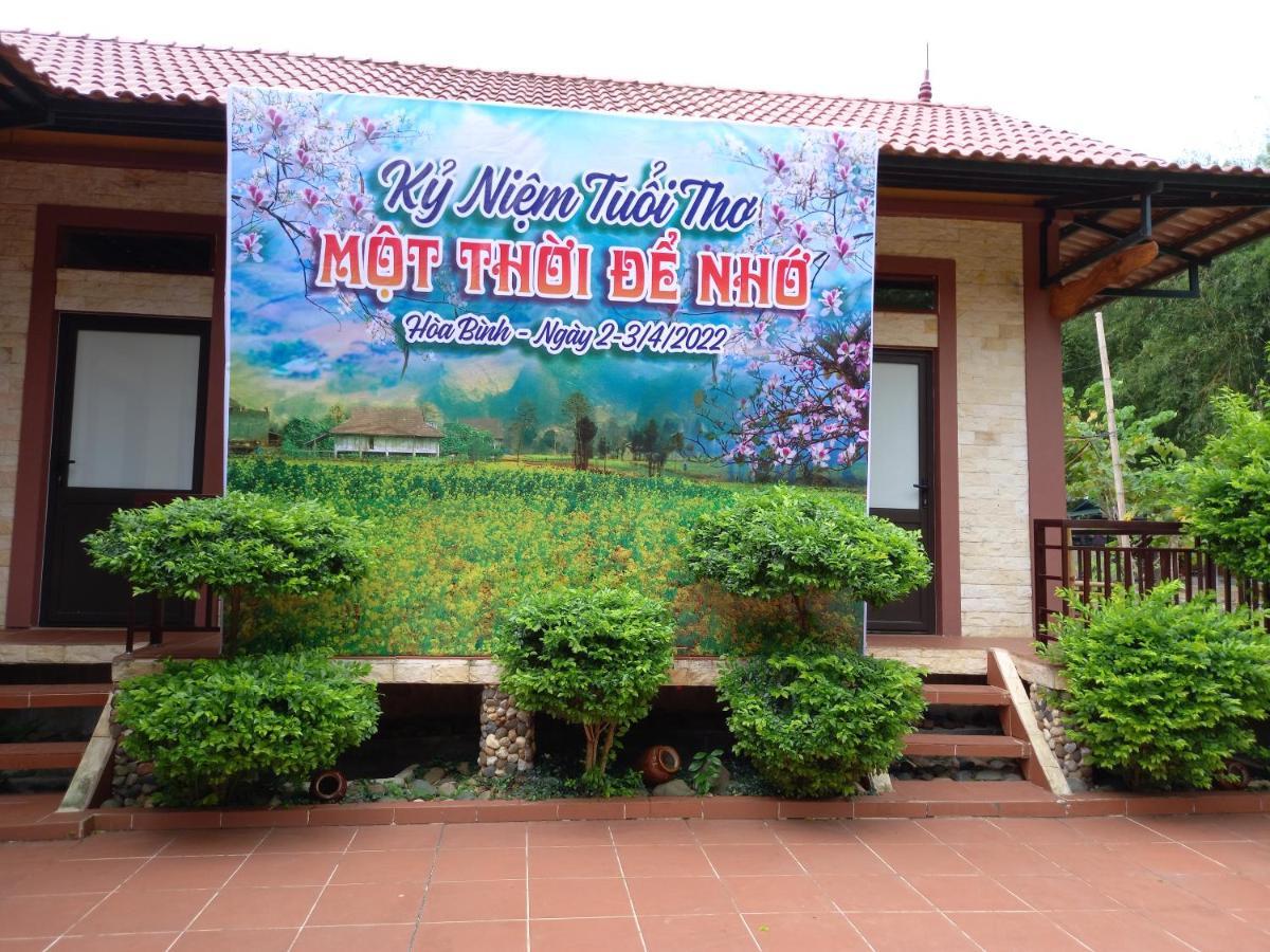 Mai Chau Xanh Bungalow Bagian luar foto