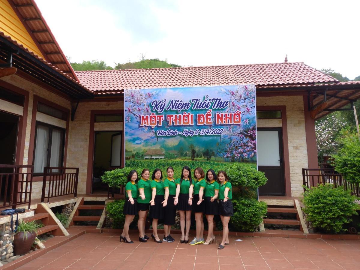 Mai Chau Xanh Bungalow Bagian luar foto